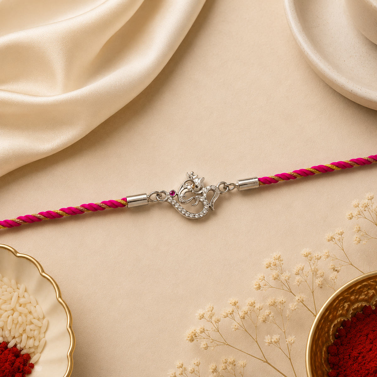92.5 Sterling Silver Rakhi