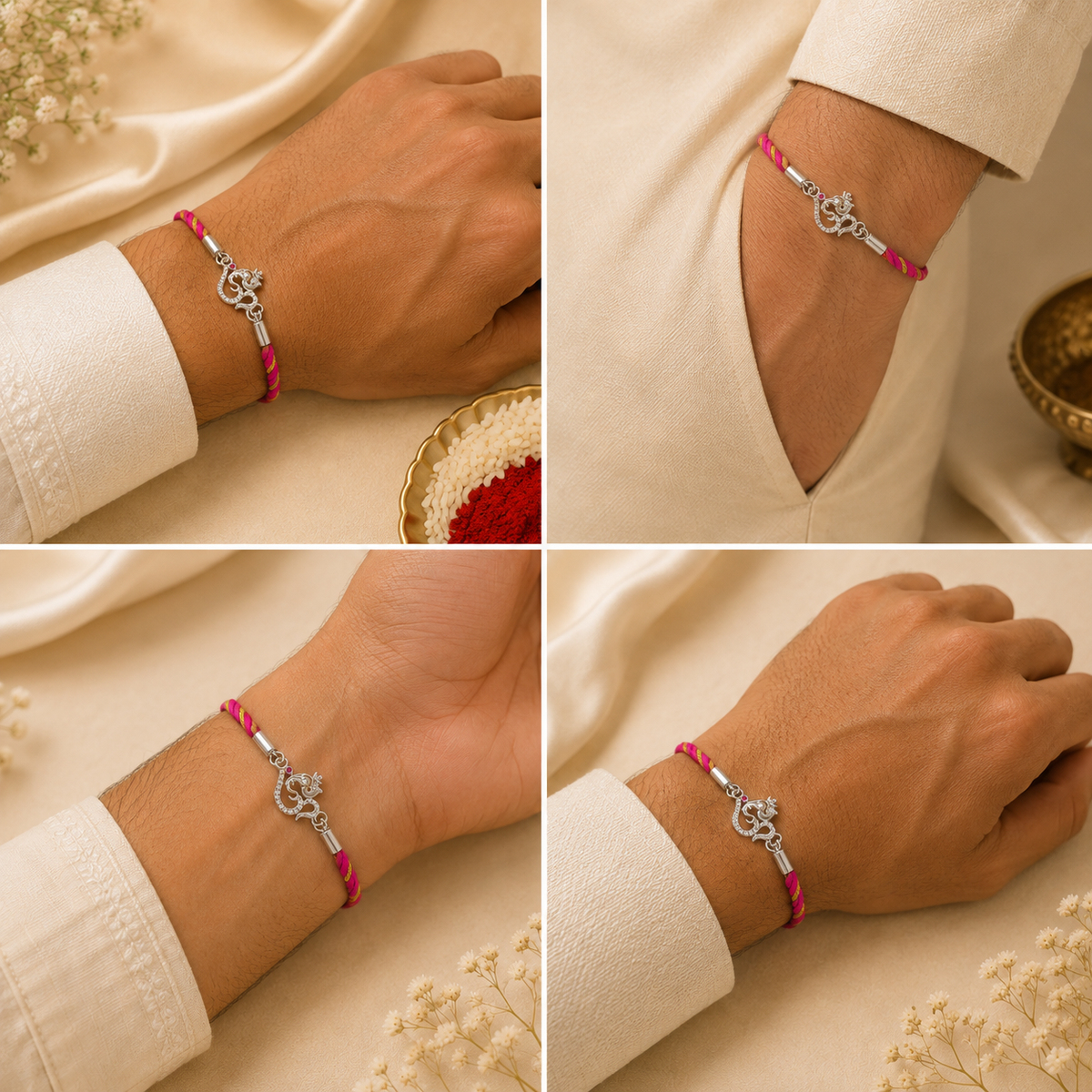92.5 Sterling Silver Rakhi