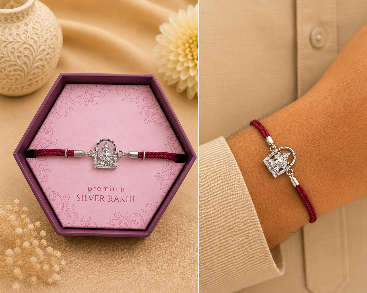 92.5 Sterling Silver Rakhi
